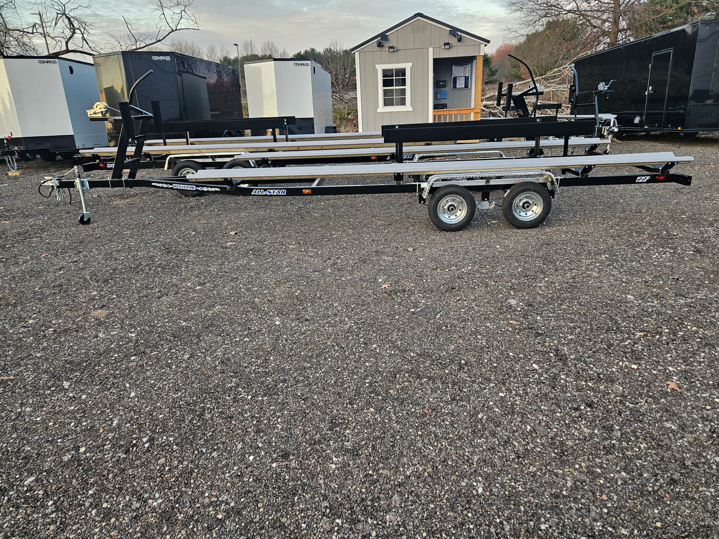 2026 Wolverine 22ft Pontoon trailer
