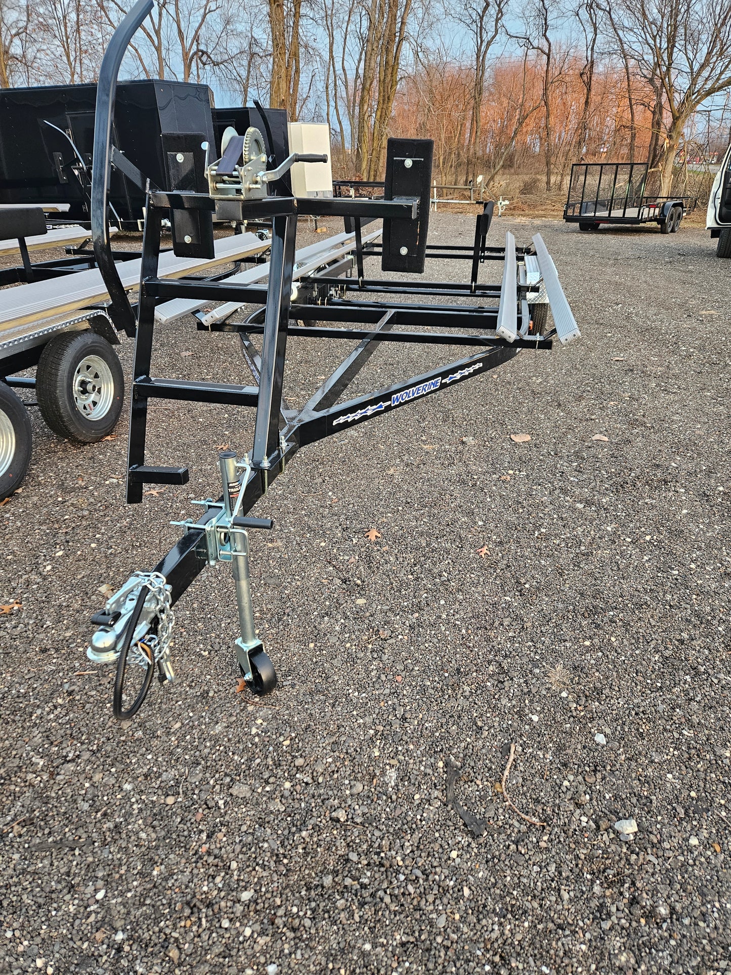 2026 Wolverine 22ft Pontoon trailer