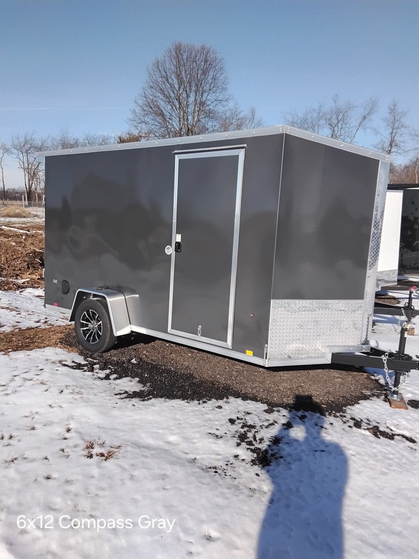 2026. 6'x12'  Compass Enclosed Trailer