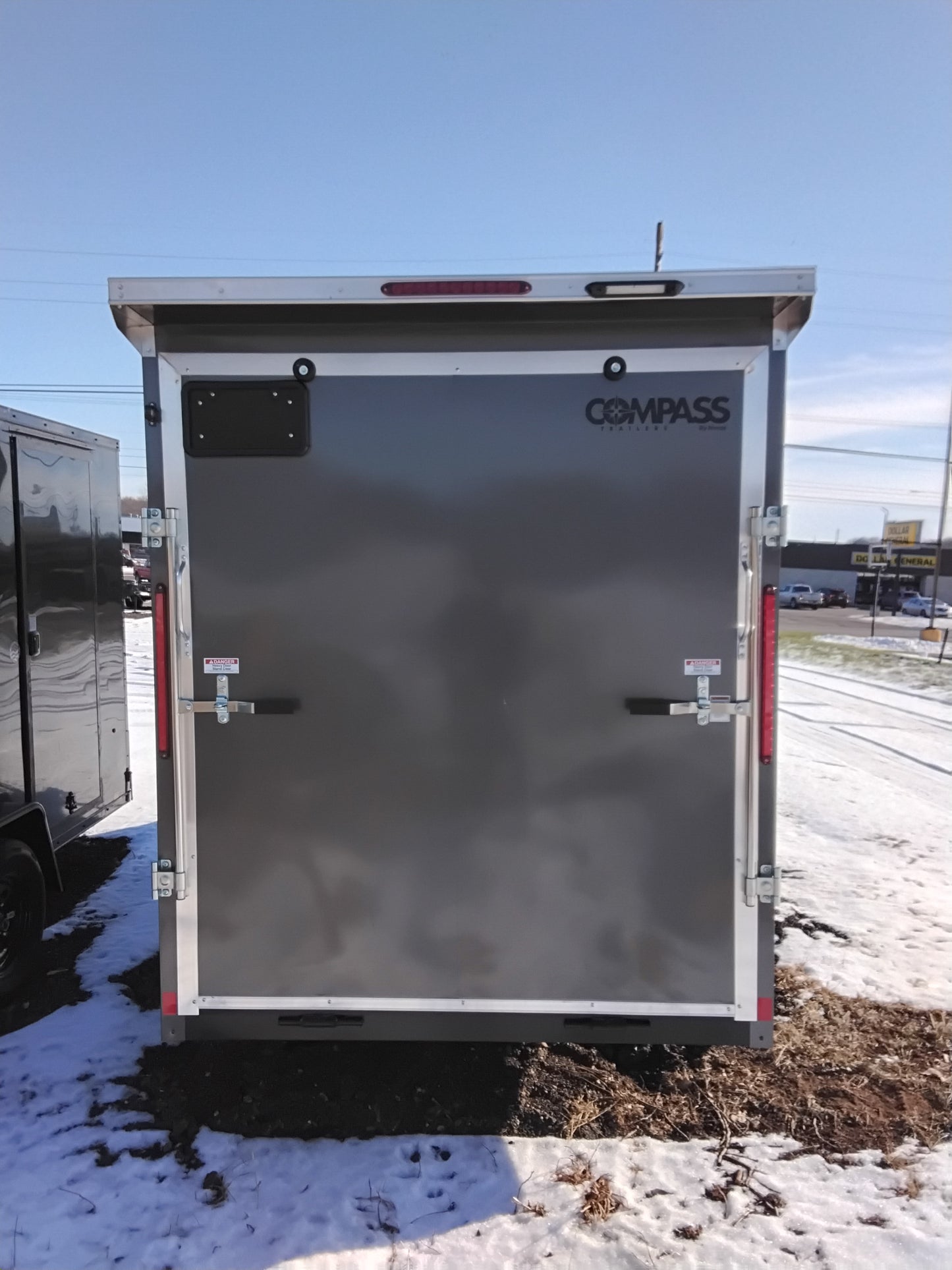 2026. 6'x12'  Compass Enclosed Trailer