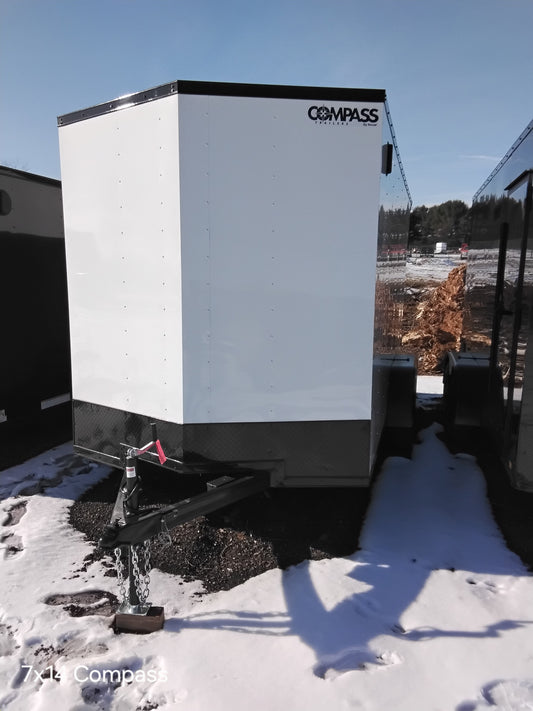 2026 7x14 Compass Enclosed Trailer